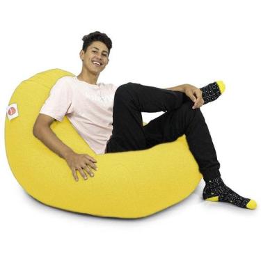 Imagem de Puff Seth Amarelo - Acompanha o enchimento de pérolas de EPS - Good Pu