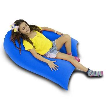 Imagem de Puff Eli Cor Azul Royal - Enchimento de pérolas de EPS - Good Pufes