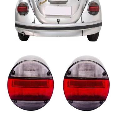 Imagem de Par Lente Traseira Fusca Fafá 1979/86 Itamar 1993/96 Fumê - Indcar