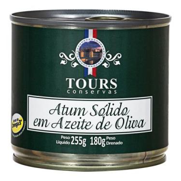 Imagem de Atum Sólido em Azeite de Oliva Tours Conservas 255g