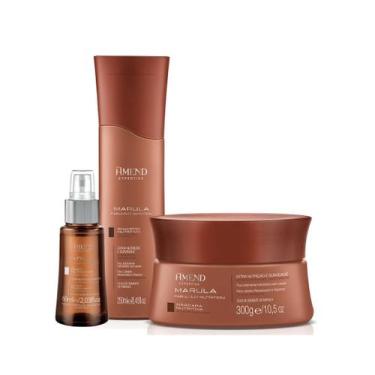 Imagem de Amend Expertise Marula Fabulous Sh 250ml + Masc 300ml + Óleo Nutritivo