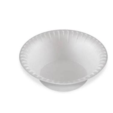 Imagem de Prato Pratinho Tigela Isopor Fundo térmica 15cm Com 250un - Mor, Branc