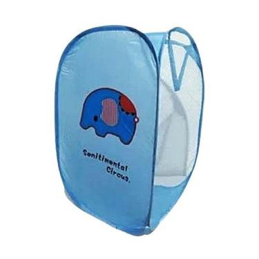 Imagem de Cesto Organizador Telado Dobrável Infantil Brinquedo Roupa - Tesla Sto
