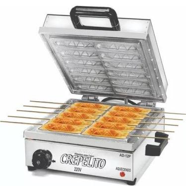 Imagem de Maquina de Crepe Suíço Palito 12 crepes Profissional - Inovamaq, 110V