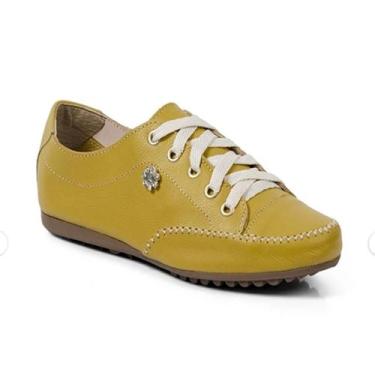 Imagem de Sapatênis Feminino Em Couro Casual e Confortável Para o Seu Dia a Dia 