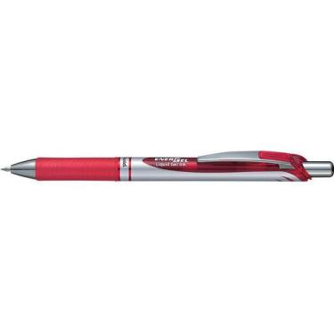 Imagem de Caneta Pentel Energel Retratil BL77 0,7mm,  Vermelha