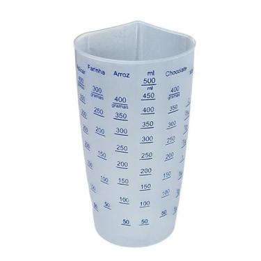 Imagem de Copo medidor 500ml medidor de liquidos 500ml plastico cp-1001 - SOLRAC