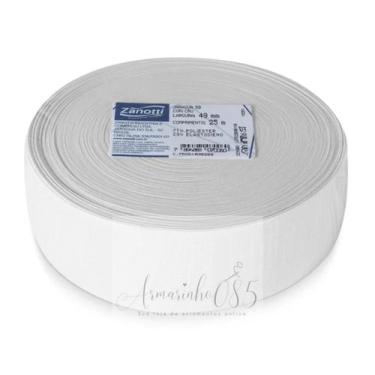 Imagem de Elástico Jaragua Zanotti C/25 Metros - Escolha a largura, Branco, 49mm