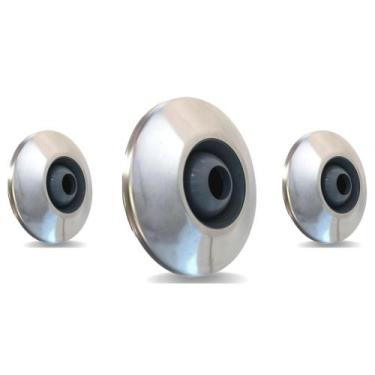 Imagem de conjunto com 3 Dispositivo Retorno Frente Inox Cano 50mm Piscina Alven