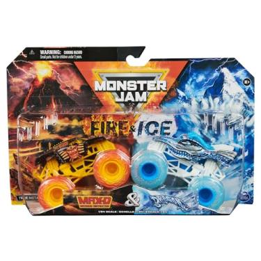 Imagem de Monster JAM Truck Walmart Exclusive FIRE & ICE MAX-D & Dragon