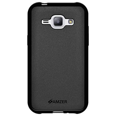 Imagem de Amzer Capa protetora de TPU de gel macio pudim para Samsung Galaxy J1 SM-J100H - embalagem de varejo - preta