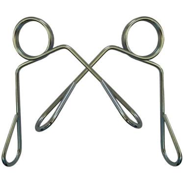 Imagem de Presilha Grampo Barra Musculação 2 Voltas 25,4 mm Par - FamaFit 