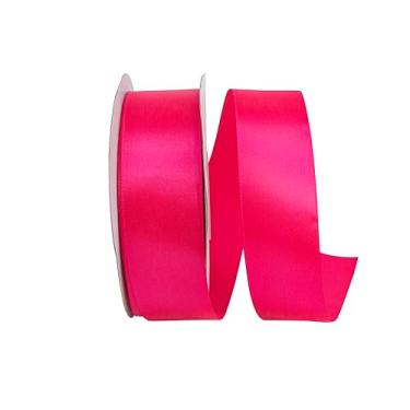 Imagem de Reliant Ribbon 4950-175-09K Dupla Face Cetim - Fita DFS, 3,8 cm x 47,7 m, Rosa choque