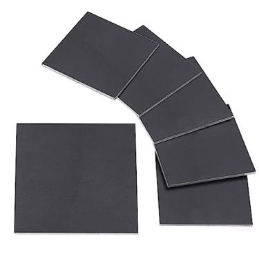 Imagem de Glarks 5 peças 7.6 cm x 7.6 cm cupons de soldagem, 1/20.3 cm espessura 11 calibre 11 kit de soldagem placa de aço soldagem DIY cupons cubóides soldagem treinamento e prática aço adequado para arco MIG