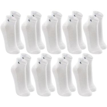 Imagem de Meia Lupo Sport Cano Curto 3225 C/9, Branco, 41-44