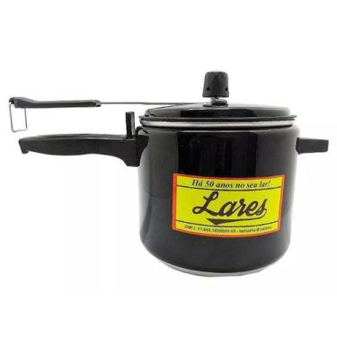 Imagem de Panela de pressão preta 2,5L Lares