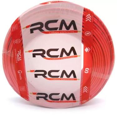 Imagem de Fio Elétrico Vermelho Cabo Flexível 1 X 2,5mm Rolo 100m - RCM CABOS EL