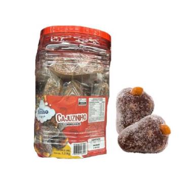 Imagem de Pote Doce Cajuzinho Caju 1 kg com 20 Unidades p/ Festas - Blook