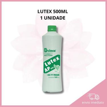 Imagem de Removedor de esmalte com acetona lutex ap eco 500ml 5cinco