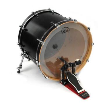 Imagem de Pele Para Bumbo EQ4 Transparente 18'' Uno by Evans UBD18EQ4