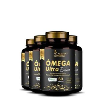 Imagem de Ultra Ômega-3 Essence 4x60 Cáps Rico Em Epa 990mg Dha 660mg - Alisson 