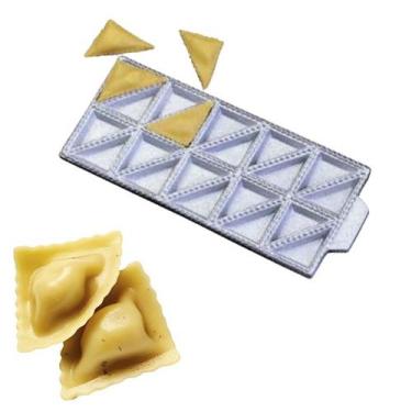 Imagem de Forma Ravioli Tortei Cortar Alumínio 20 Cavidades Malta