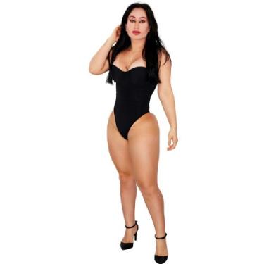 Imagem de Modelador Body Fio Dental Sem Alça - Fanáticos Por Cintas, Preto, PP, 