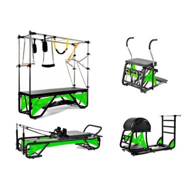 Imagem de Kit Studio Cross Pilates Completo + Acrílico Verde - Arktus