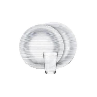 Imagem de Aparelho De Jantar Diamante C/Copo 12 Peças - Nadir Figueiredo