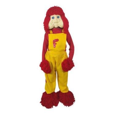 Imagem de Fantasia Fofão Completa,fibra,até7anos,mascotefibra,infantil - Palhaça