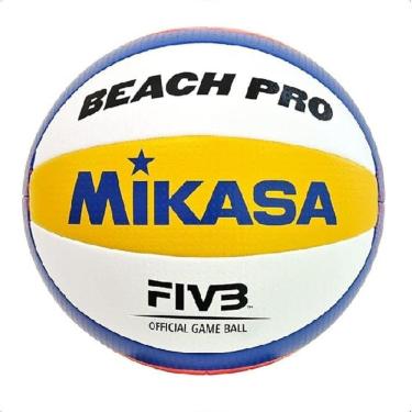 Imagem de Bola Profissional Oficial Volei De Praia Mikasa Bv550C