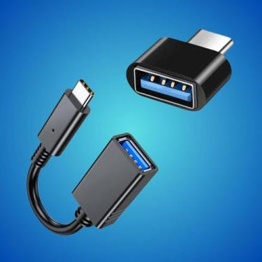 Imagem de Kit Adaptador Tipo C Usb Cabo OTG Conector Conversor - Escolha Seu Kit