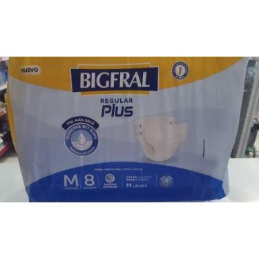 Imagem de Fralda Geriátrica Bigfral Regular Plus, M