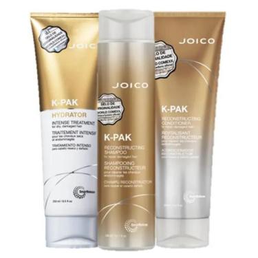 Imagem de Joico K-PAK Kit Shampoo 300ml, Condicionador 250ml e Máscara 250ml