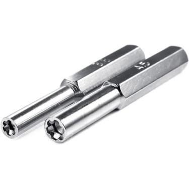 Imagem de 2 peças de chave de fenda Gamebit de 4,5 mm e 3,8 mm, kit de chave de fenda Gamebit de segurança para abrir SNES N64 Game Boy, ferramenta de chave de fenda de 3,8 mm e 4,5 mm, brocas de segurança para