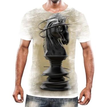 Imagem de Camiseta Camisa Jogo Tabuleiro Xadrez Rei Torre Rainha HD 8 - Enjoy Sh