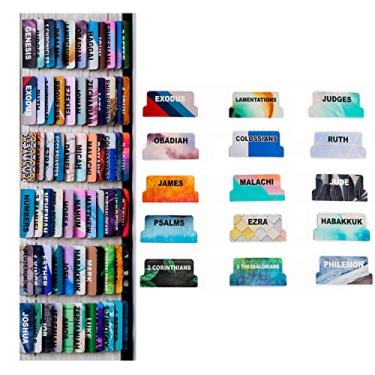 Imagem de UPAFEXXI -Guias Da Bíblia Laminadas(6 Conjuntos) Guias Da Bíblia para Mulheres e Homens, Guias Da Bíblia para Bíblia de Estudo, 480 Guias do Livro de Índice Da Bíblia No Total, 396 Guias Da Bíblia Par