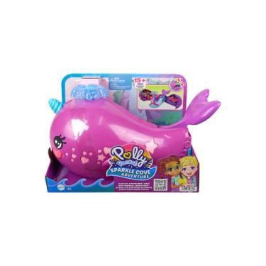 Imagem de Boneca Polly Pocket Barco Narval Baía Mágica HKV71 Mattel