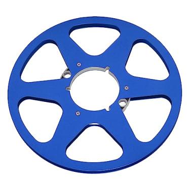 Imagem de 1/4 0 I Fita Vazia Reel Com 6 Orifícios de - Alumínio OY para Qualidade de Gravação Imal e Substituição Fácil e (Azul)