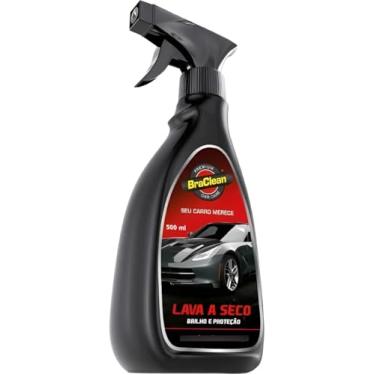 Imagem de Lava à Seco Automotivo BraClean 500 ml Spray Sustentável com Cera de Carnaúba para Limpeza e Proteção de Pintura sem Água