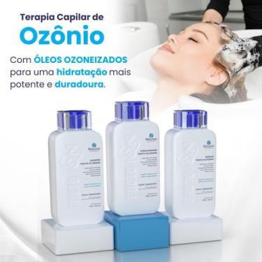 Imagem de Kit Fio Terapia Ozônio PHOTO-ION Hidratante Capilar - Natureza 3x300ml