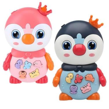 Imagem de Pinguim Interativo Com Luz e Som - Castela - CASTELA BRASIL, Rosa