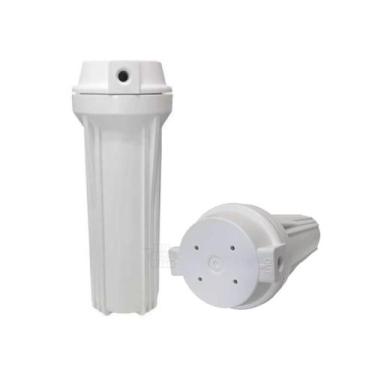 Imagem de Carcaça Hydronix Branca 10X2.1/2 Rosca 1/4 Vela Filtro