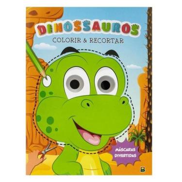 Imagem de Máscaras Divertidas - Colorir & Recortar: Dinossauros
