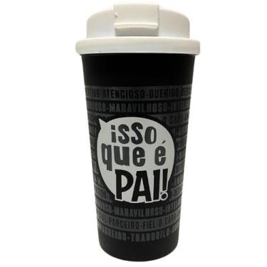 Imagem de Copo Café C/ Tampa Bucks 500ml Estampado Frases Profissões - Uatt, Iss