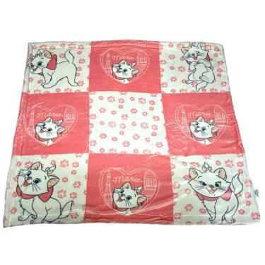 Imagem de Manta Mantinha Cobertor De Sherpa Para Bebê - Estampa Personagem Menina Gata Gatinha Marie - Rosa - Ótima Opção De Presente Para Chá De Fraldas Recém