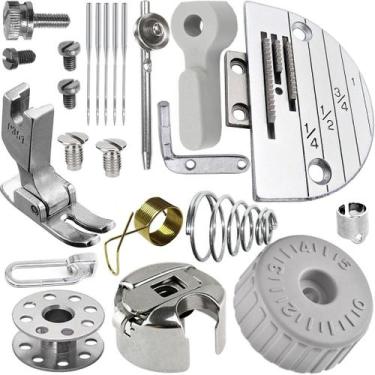 Imagem de Kit Acessorios Reparo Maquina Costura Reta Industrial 8500 - Evolvere