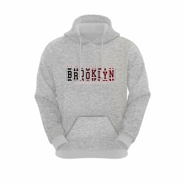 Imagem de Moletom Canguru Unissex Inverno Algodão Blusa de Frio Capuz Bolso-Unissex