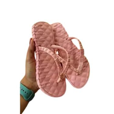 Imagem de Chinelo de Dedo Rasteirinha em Alto Relevo Anitta Modinha Cores Neon (ROSA BEBÊ, BR, Adulto, Faixa Numérico, 37, 38)