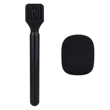 Imagem de Suporte para microfone DJI Mic/DJI Mic 2, suporte de microfone sem fio portátil para entrevista sem fio, cabo adaptador de microfone com filtro pop, acessórios de peças